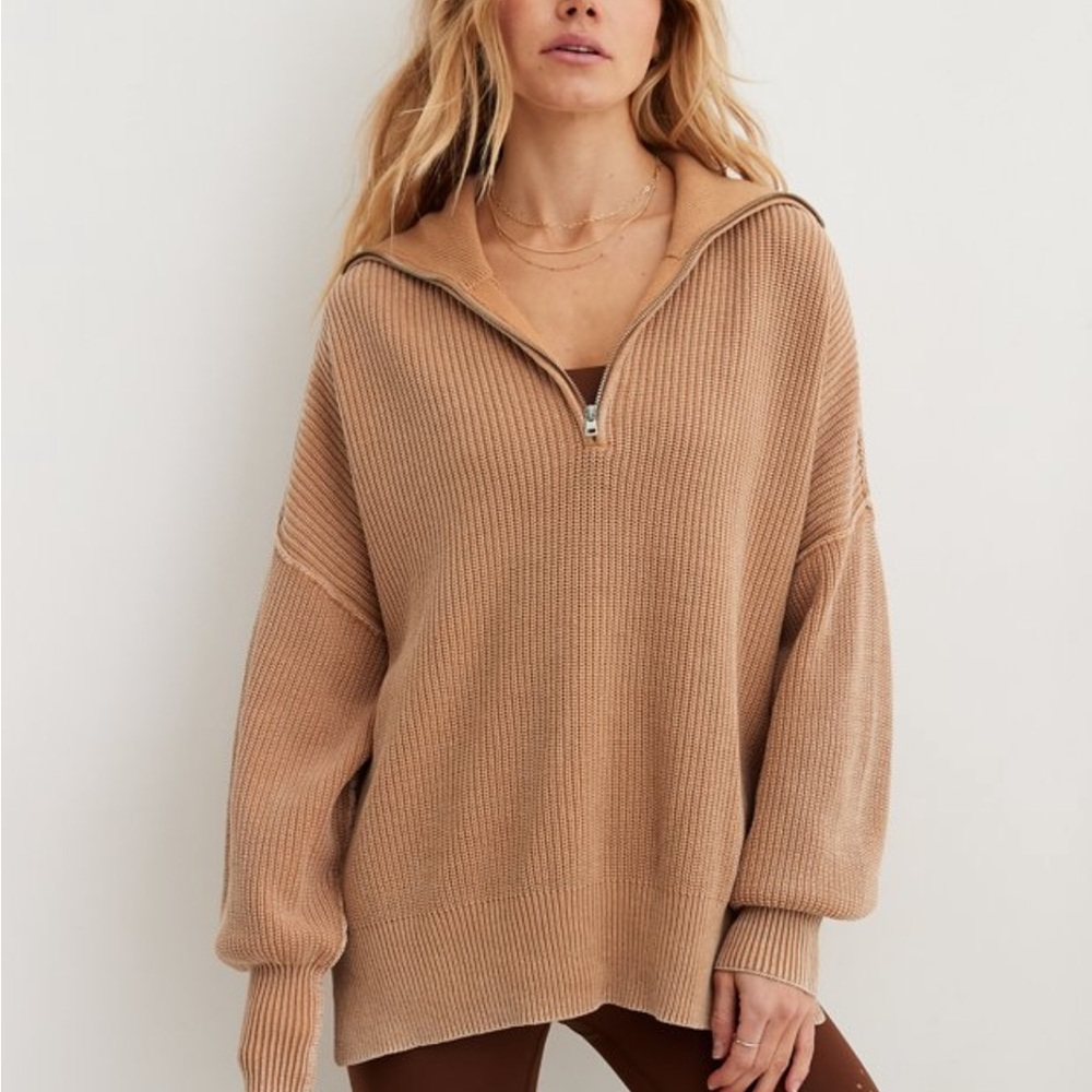 American Eagle (Aerie) Half Zip Sweater - Picture 5 of 5